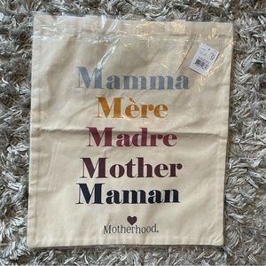 NEW tote bag Mamma Mere Madre Mother Maman Motherhood